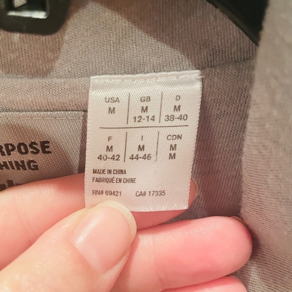 Reebok reflective metallic full zip jacket w/ pockets elastic waist SZ M silver - Picture 9 of 12